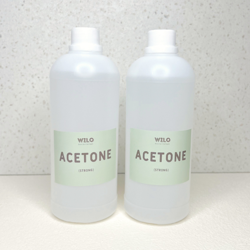 Wilonailsupply Acetone Aseton Penghapus Kutek Gel Pembersih Cat Kuku