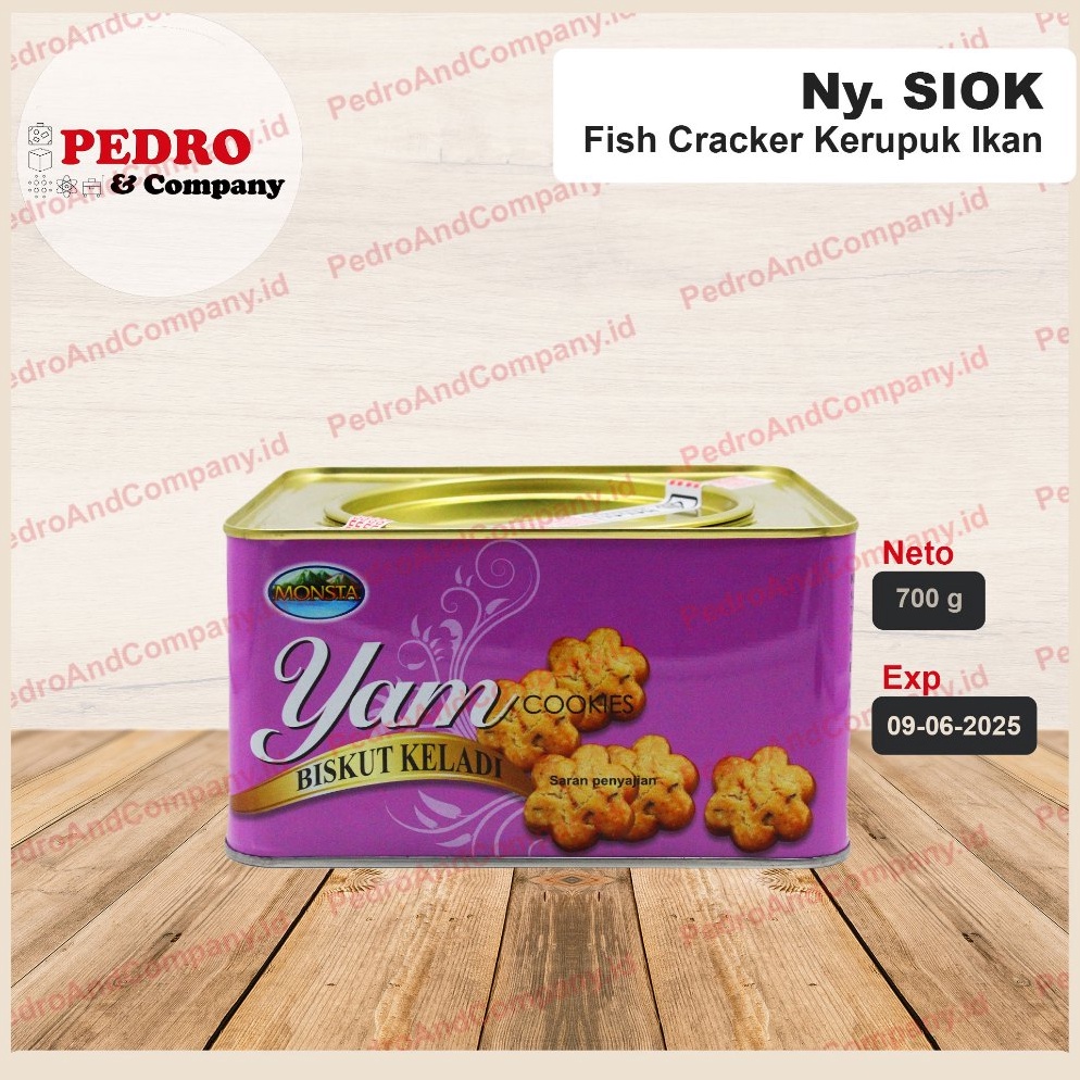 

PROMO Monsta yam cookies biskuit keladi 7 gram biscuit kaleng Nyaman