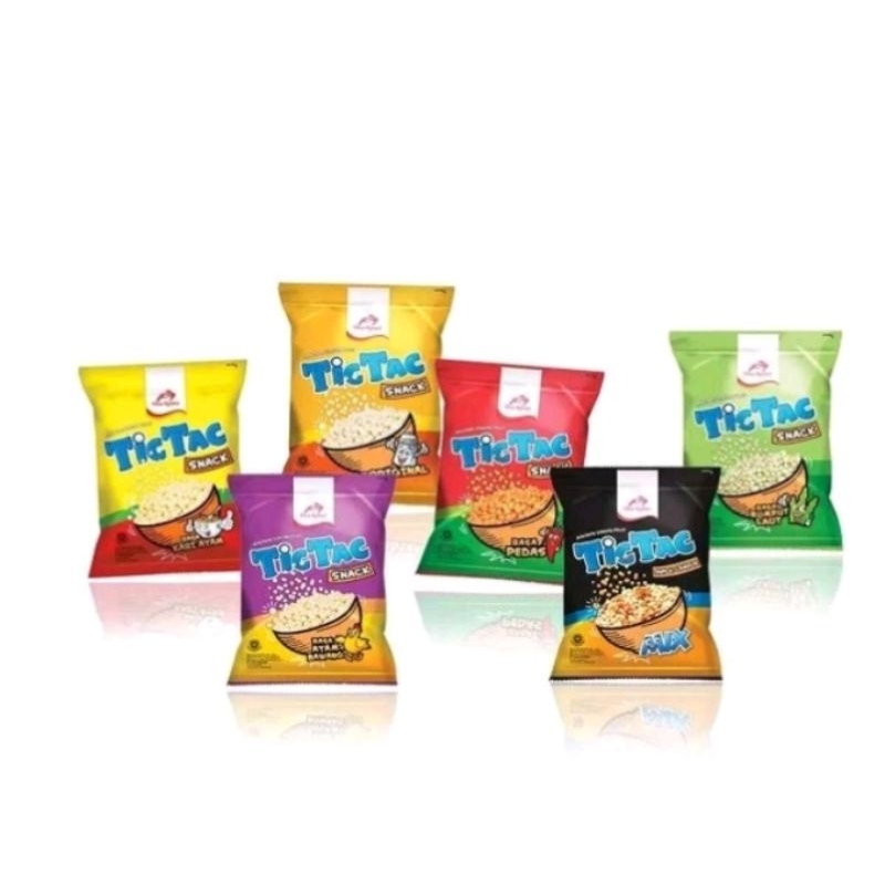 

tic tac pilus snack rasa original rumput laut pedas ayam bawang sapi panggang mix 90gr