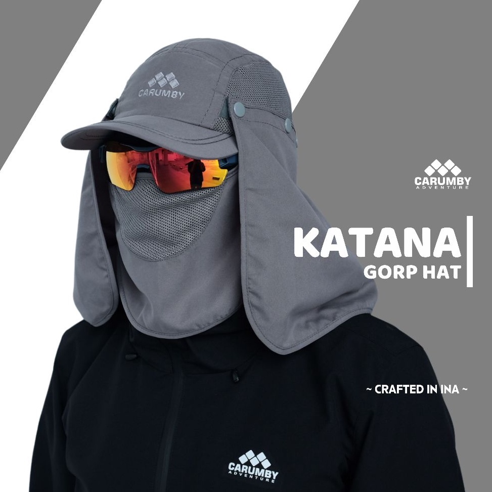 KODE X84K Topi Gunung Lapangan Katana Carumby Adventure Pria Wanita