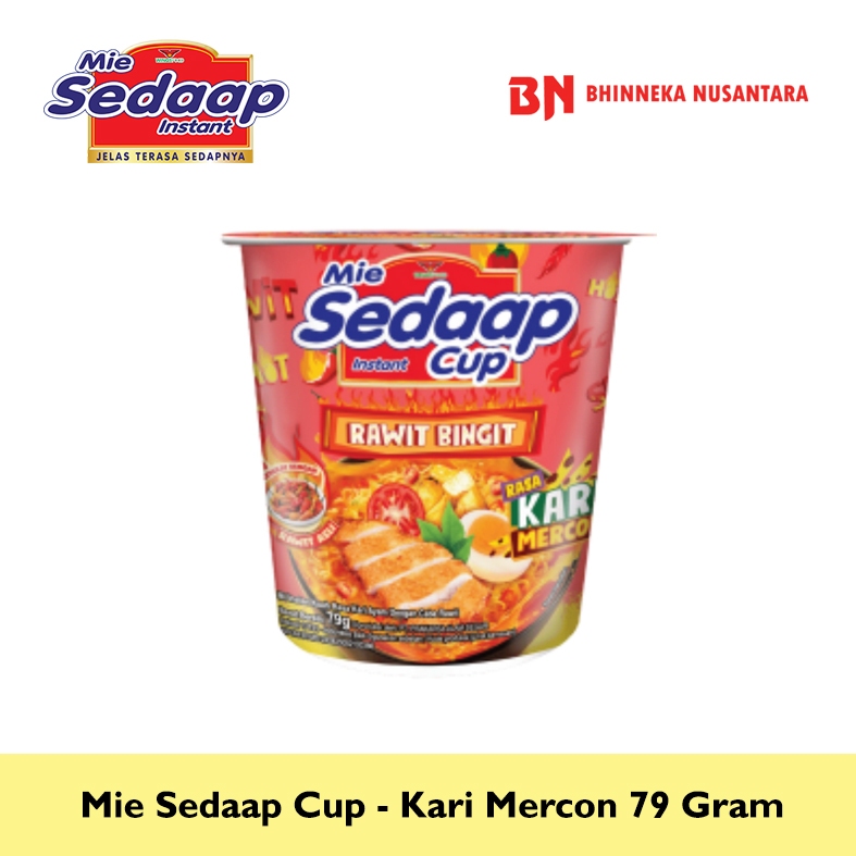 

Mie Sedaap Cup Kari Mercon 79 Gram