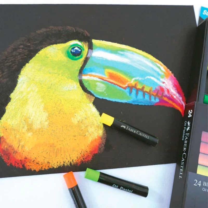 

Faber Castell Oil Pastel Black Edition Set 24 / Crayon Black Edition Set 24