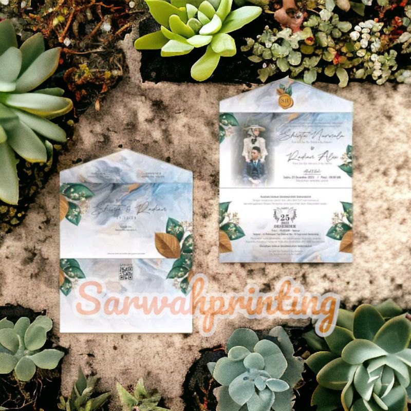 Undangan model lipat amplop