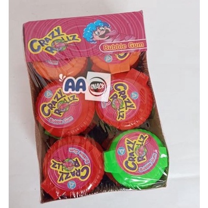 

Murah nampol CRAZY ROLLS BUBBLE GUM ISI 3 X 5 GR