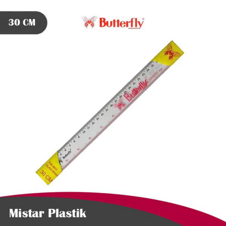 

KODE K16T Penggaris plastik Butterfly 3cm 1pak12pcs