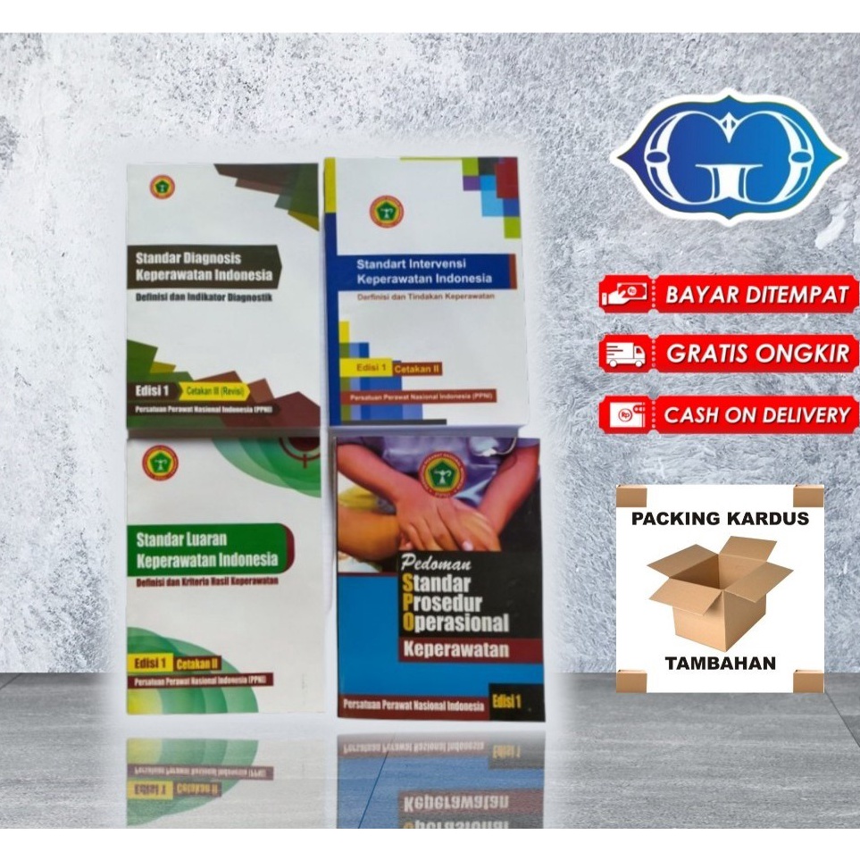 KODE P14A Paket 4S Buku Keperawatan 3 S Sdki Siki Slki  SPOK
