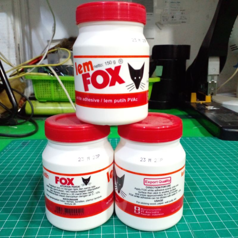 

LEM FOX 150 GRAM /LEM PUTIH PVAc