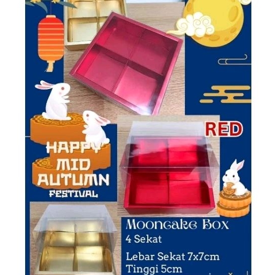 

Box Mooncake 4 sekat