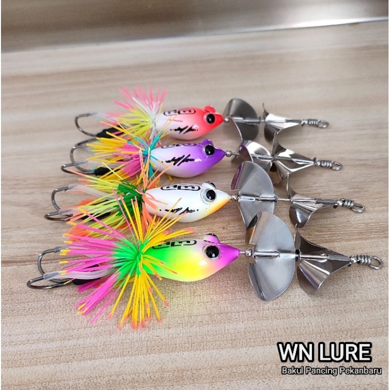 SLAHBAIT DOUBLE PROPELLER WN LURE. LURE CASTING TOMAN. SLASH