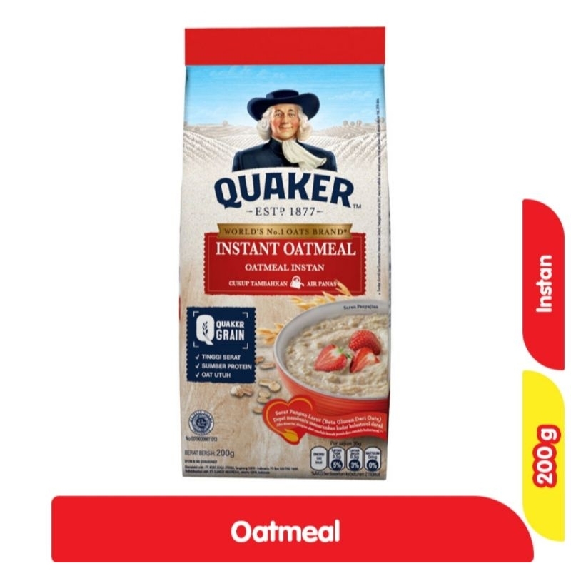 

QUAKER OATMEALS instan 200gr