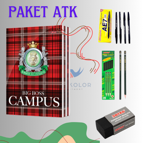 

PAKET ATK 10RIBU (BUKU,PENSIL,PULPEN,PENGHAPUS)