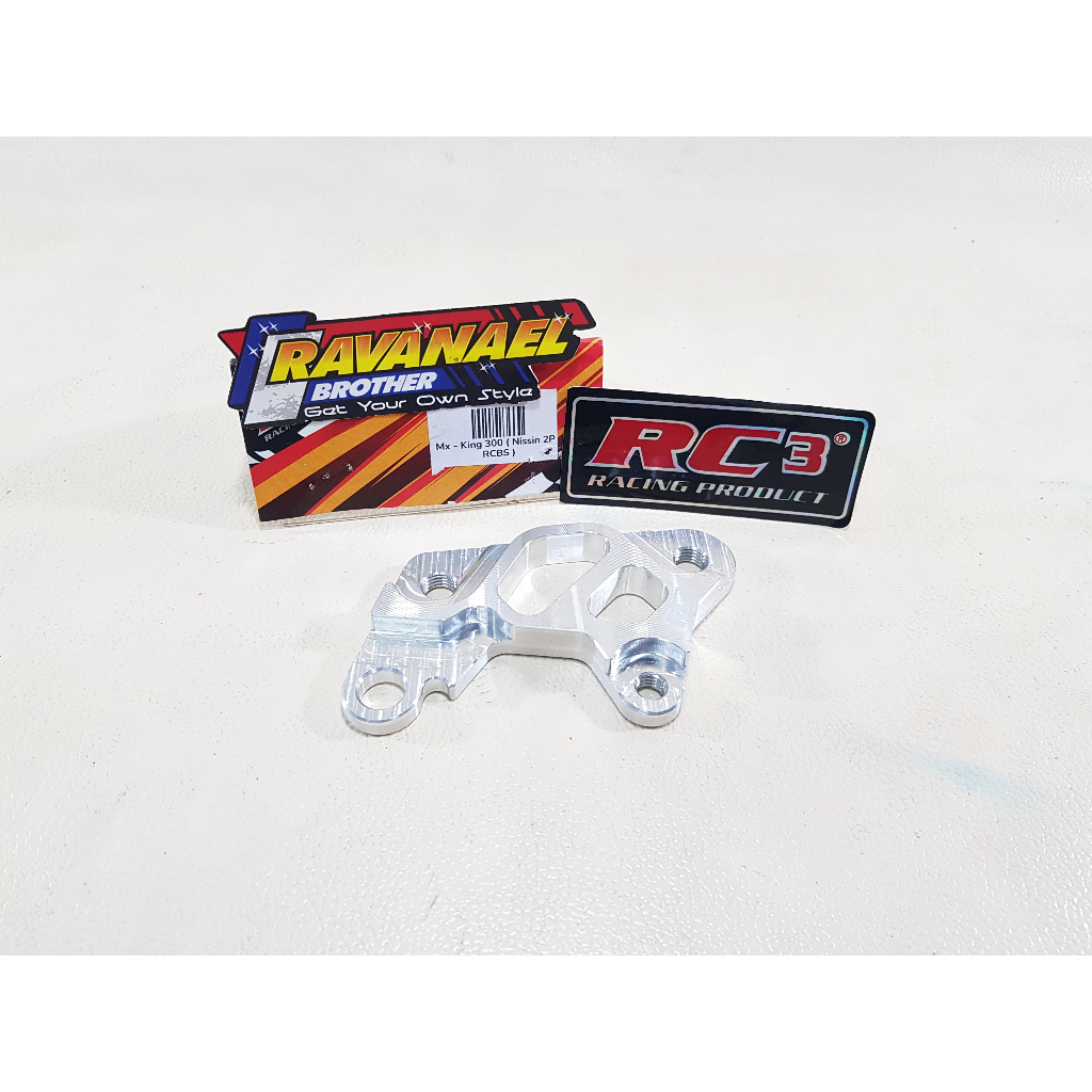 Braket RC3 MX King MXKing MX-King 150 Breket Dudukan Kaliper RCB S Series 2 Piston 2P Piringan 300 m