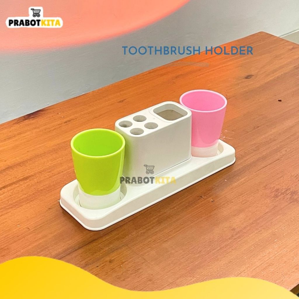 Toothbrush Holder/Tempat Sikat Gigi dan Odol/Gantungan untuk sikat gigi dan odol