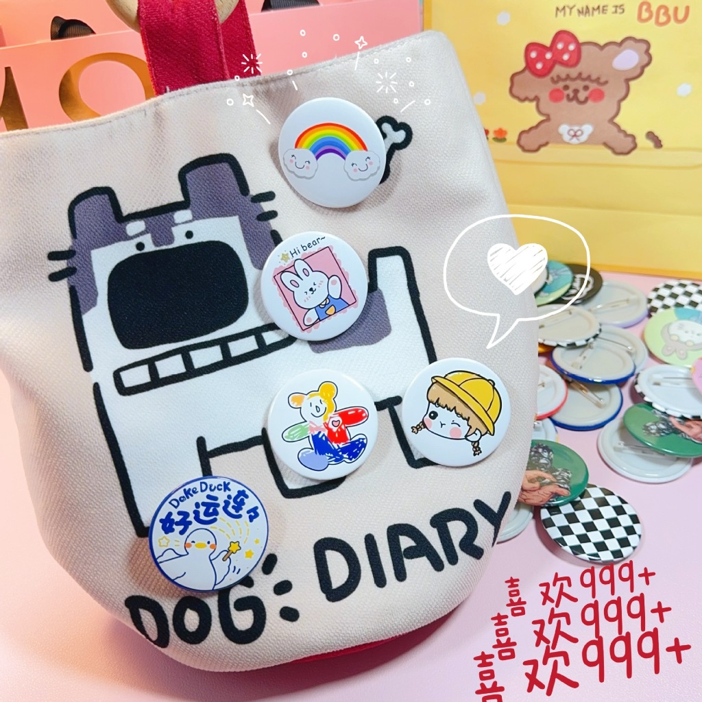 Pin Tas Bros Baju Peniti Totebag Tote Bag Button Kancing Jilbab Topi Unik Lucu