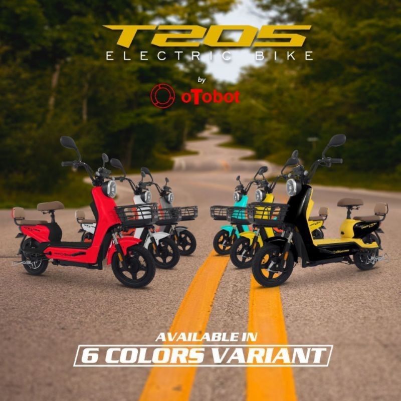 Sepeda Lisrik Otobot T205 500 Watt 48V 12 Ah Garansi Resmi