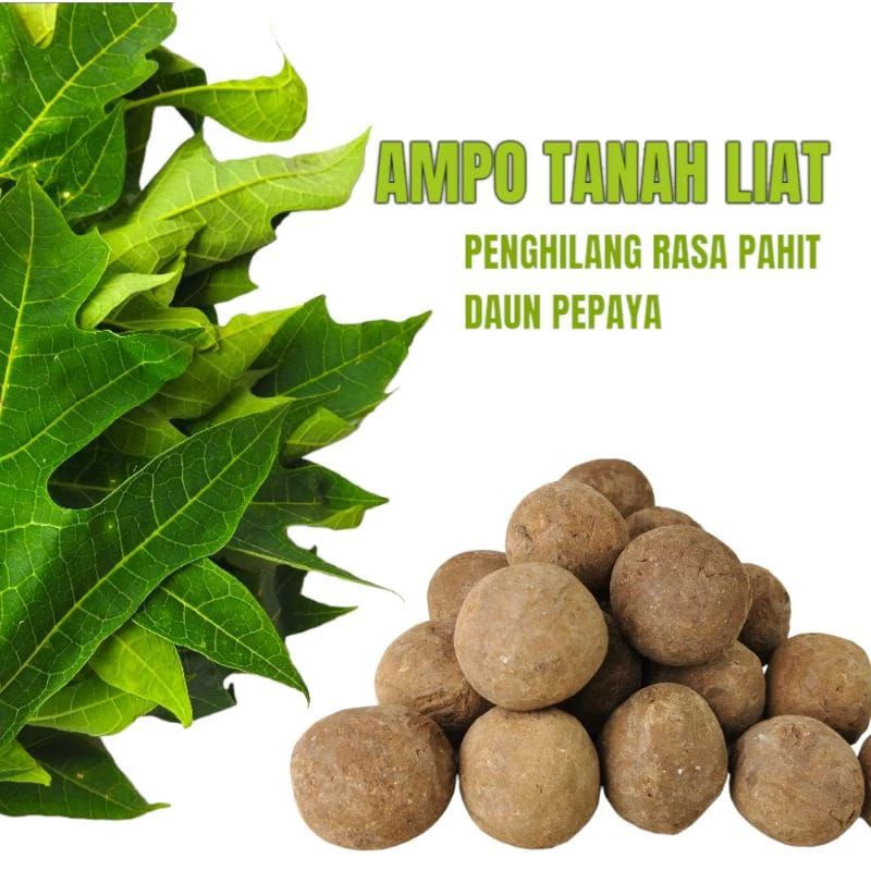 

tanah ampo, penghilang rasa pahit daun pepaya