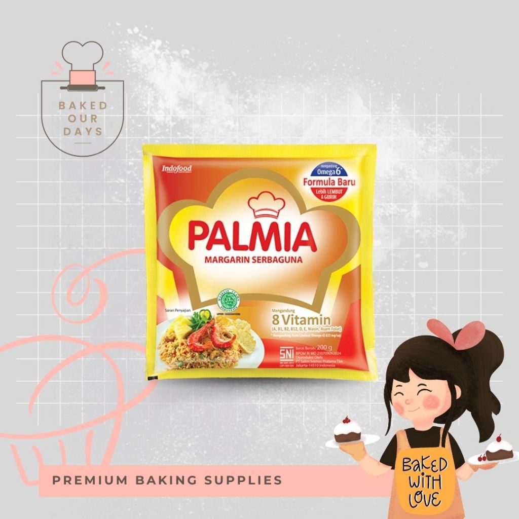 

Palmia Margarine / Margarin Serbaguna 200 Gram