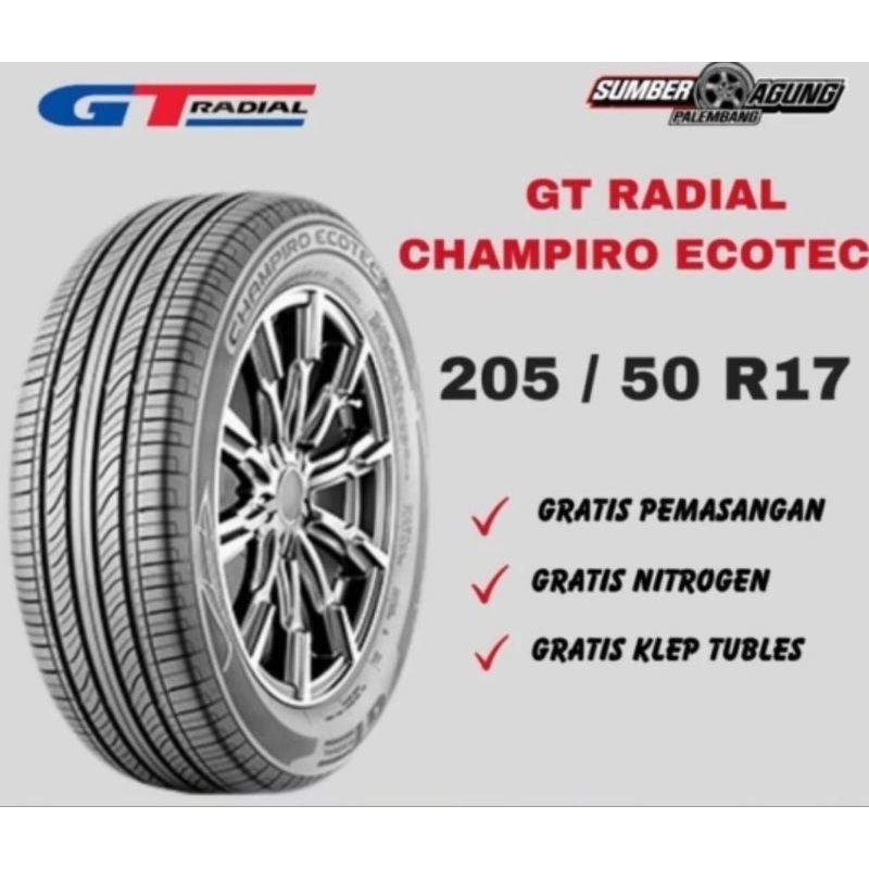 Ban Mobil GT Radial Champiro Ecotec 205/50 R17