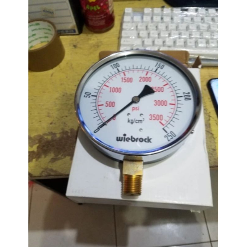 MANOMETER SONDIR 250kg (merk Wiebrock)