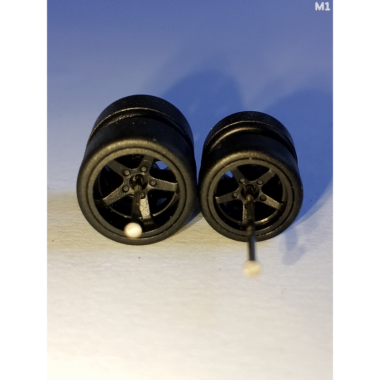 Ban Karet Real Riders Hot Wheels Premium Bintang Palang5 Hitam 10XL-12M Tapak Lebar Axle