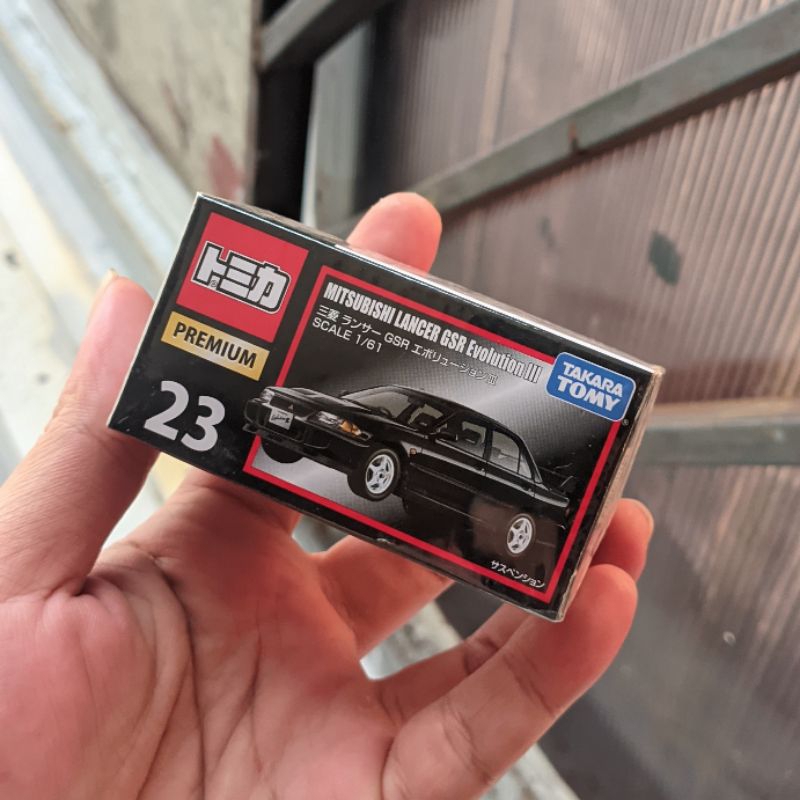 TOMICA PREMIUM 23 MITSUBISHI LANCER GSR EVOLUTION III