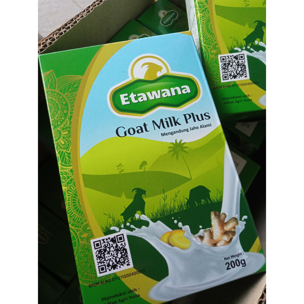 

susu kambing ETAWANA Goat Milk Plus / susu plus herbal alami untuk kesehatan