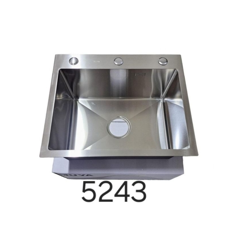 Kitchen Sink 5243 Stainless SS / Kitchen Sink Stainless 52 x 43