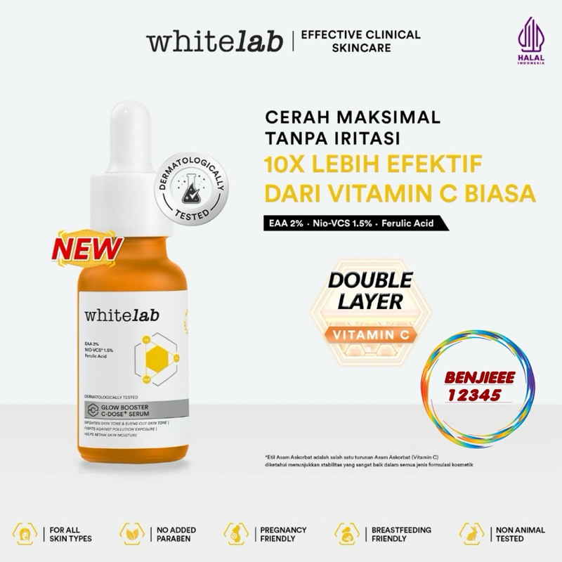 Whitelab C-Dose+ Brightening Serum glow booster serum vitamin c c dose whitelab WHITELAB
