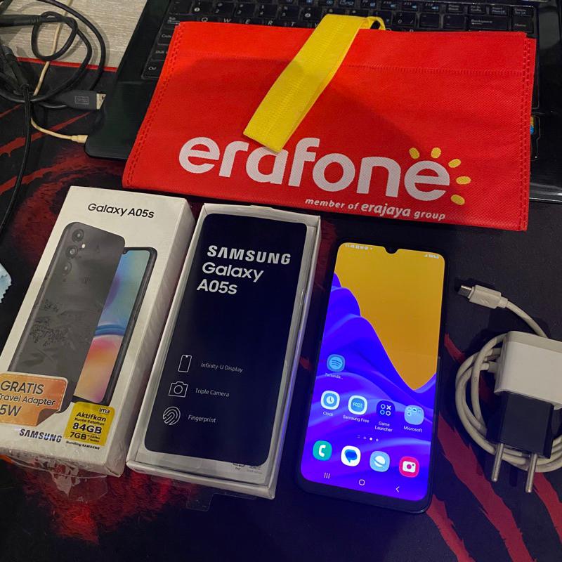 erafone samsung a05s 6/128 murah 8 bln pake berkualitas