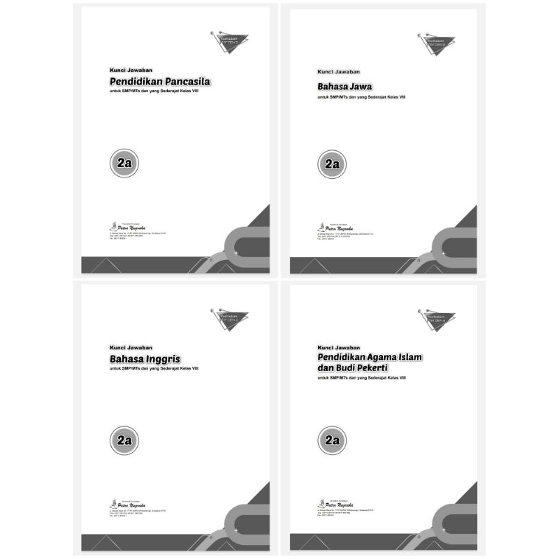 Kunci Lks Zamrud SMP kurmer Kls 8 semester 1 dan 2 (2024/2025)