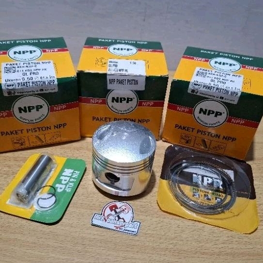 PISTON KIT SEHER SET RING HONDA GL PRO CDI GLPRO BLACK ENGINE SERIES OVER SIZE/OS STD/STANDAR 50 75 