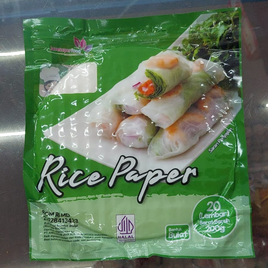 

Rice Paper bulat isi 20