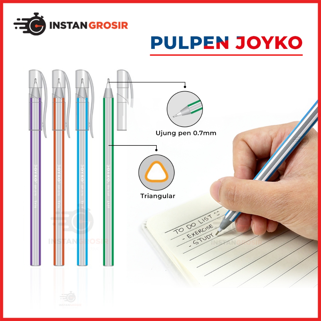 

Pulpen Lilin Pena Tinta Hitam joyko pen bollpoint murah bolpoin