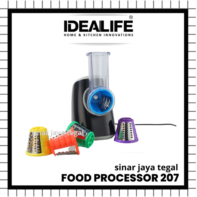 IDEALIFE FOOD PROCESSOR IL207/ IL-207