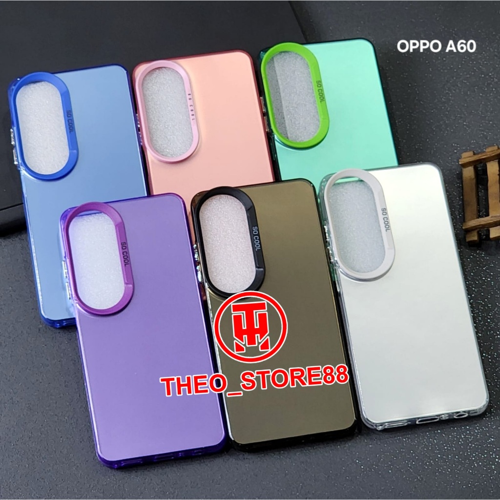 OPPO A60 CASE SOCOOL MACARON CASE IMD HYBRID PLATE HOLOGRAM CASE OPO A60