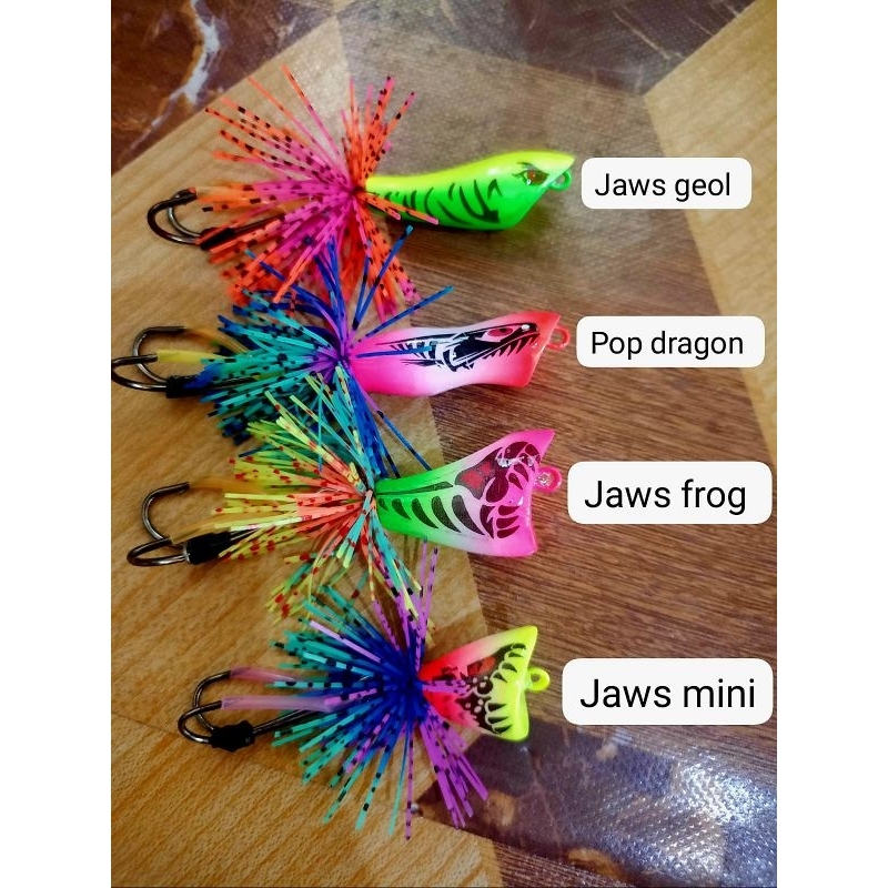 SENTAK LURE JAWS FROG, GEOL, MINI FROG, POPS DRAGON, SPINNER / JAWS FROG