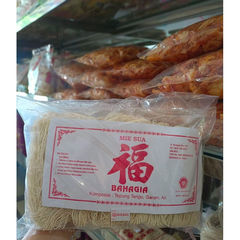 

Misua Mie sua Bahagia Bengkalis 500gr