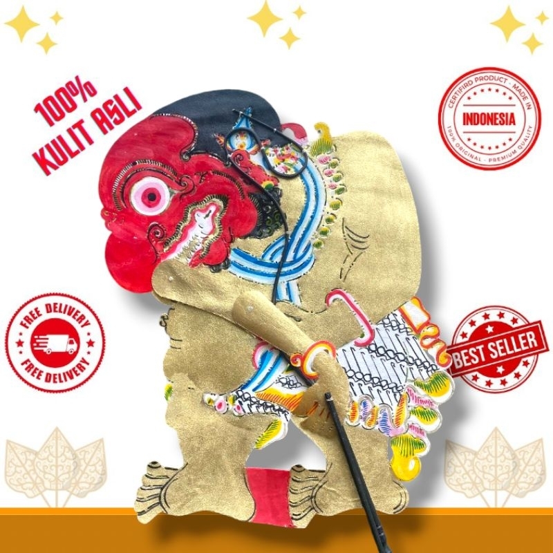 BUTO TERONG Wayang Kulit Sapi Asli Buto Terong Bahan Kulit Sapi