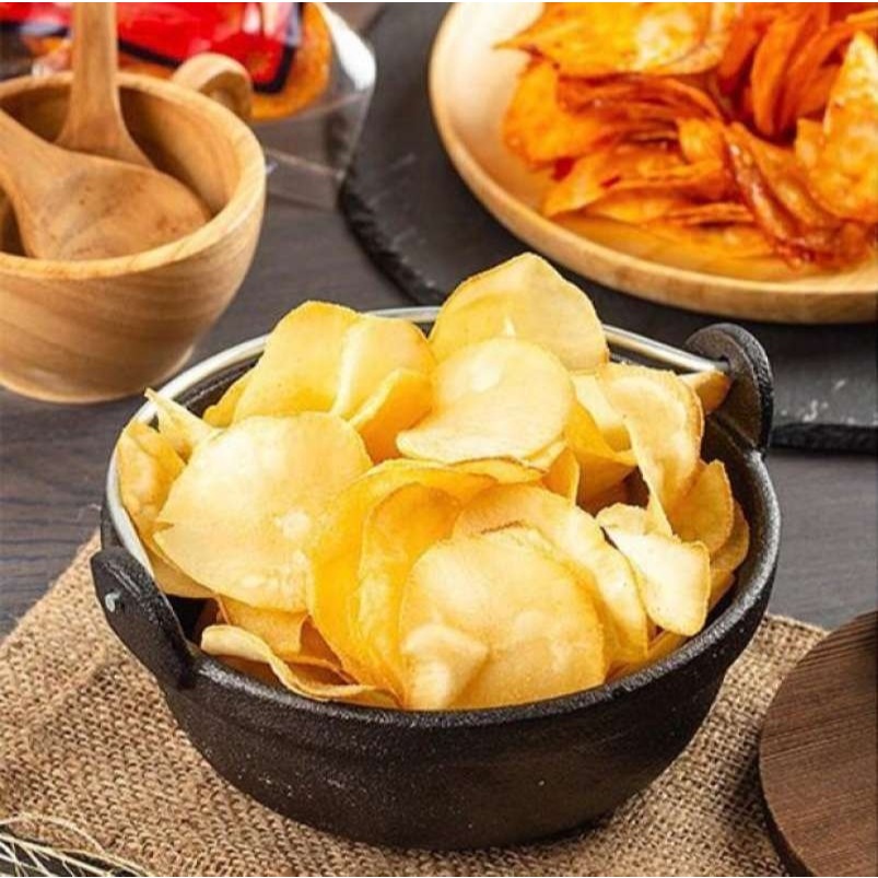 

1 Kg Keripik Singkong Kuning Manis Pohong Manis Snack Camilan Cemilan Jajanan Viral