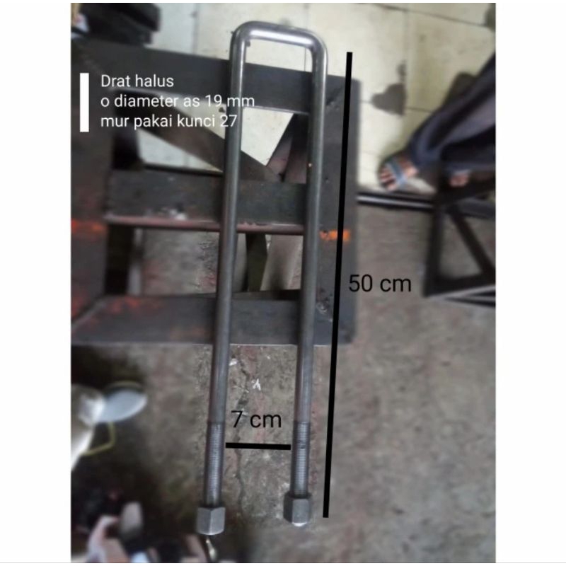 ubolt Truk Behel lebar 7 panjang 40~50