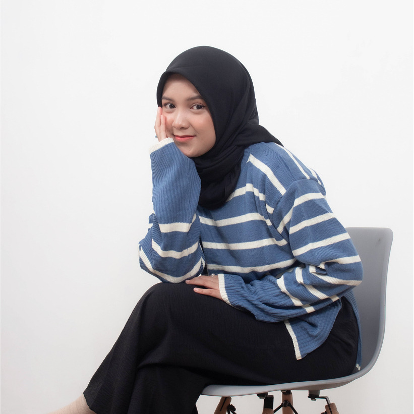 KE'MA ORIGINAL Haru Knit Oversize Sweater  Lea Sweater Rajut Oversize - Baju Atasan Wanita Bahan Raj