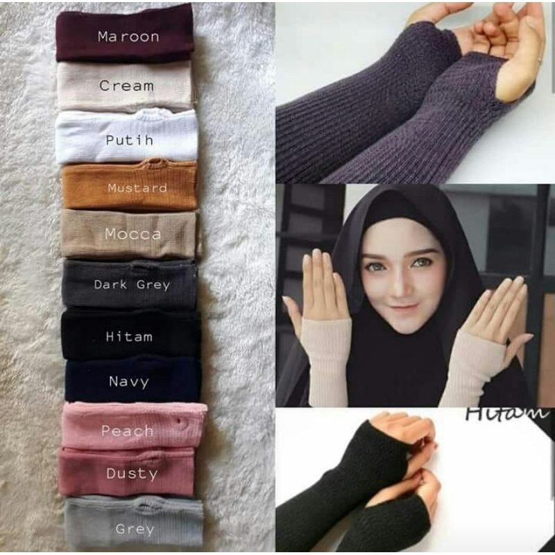 Handshock rajut/manset rajut tangan premium