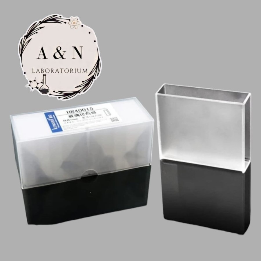Cuvette Glass 50 mm ( Kuvet 50 mm Glass .12.5 ml )