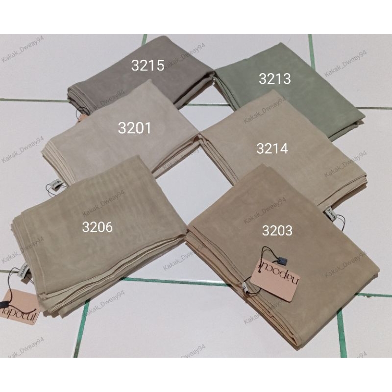 hijab paris polos napocut