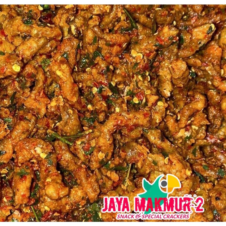 

Murah Banget keripik usus pedas daun jeruk crispy 1kg Z77