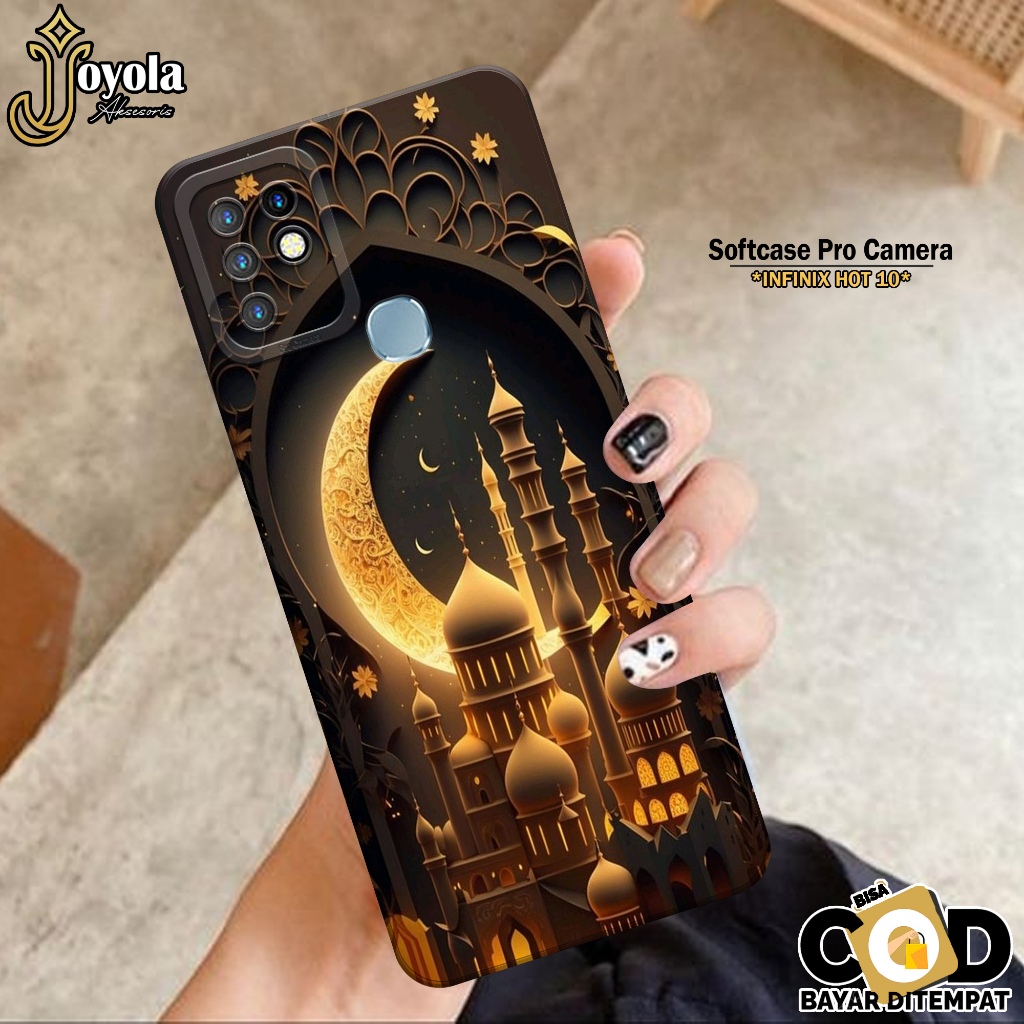 Case INFINIX HOT 10 Terbaru Fashion Case Masjid Softcase INFINIX HOT 10 JOYOLA Casing INFINIX HOT 10