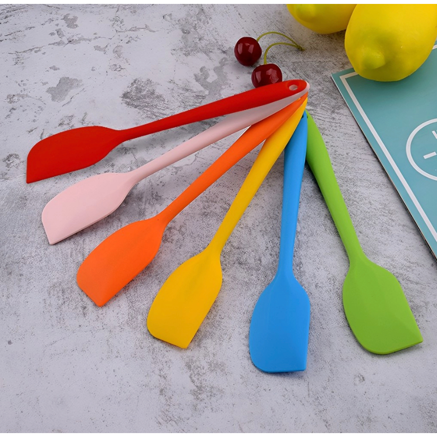 SPSODET SILIKON MASAK MULTI FUNGSI TAHAN PANAS / PENGADUK ADONAN KUE / ADUKAN ADONAN / SPATULA