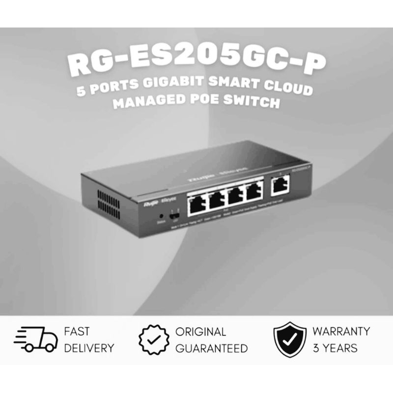 Ruijie Reyee RG-ES205GC-P Switch 4-Port Gigabit with POE