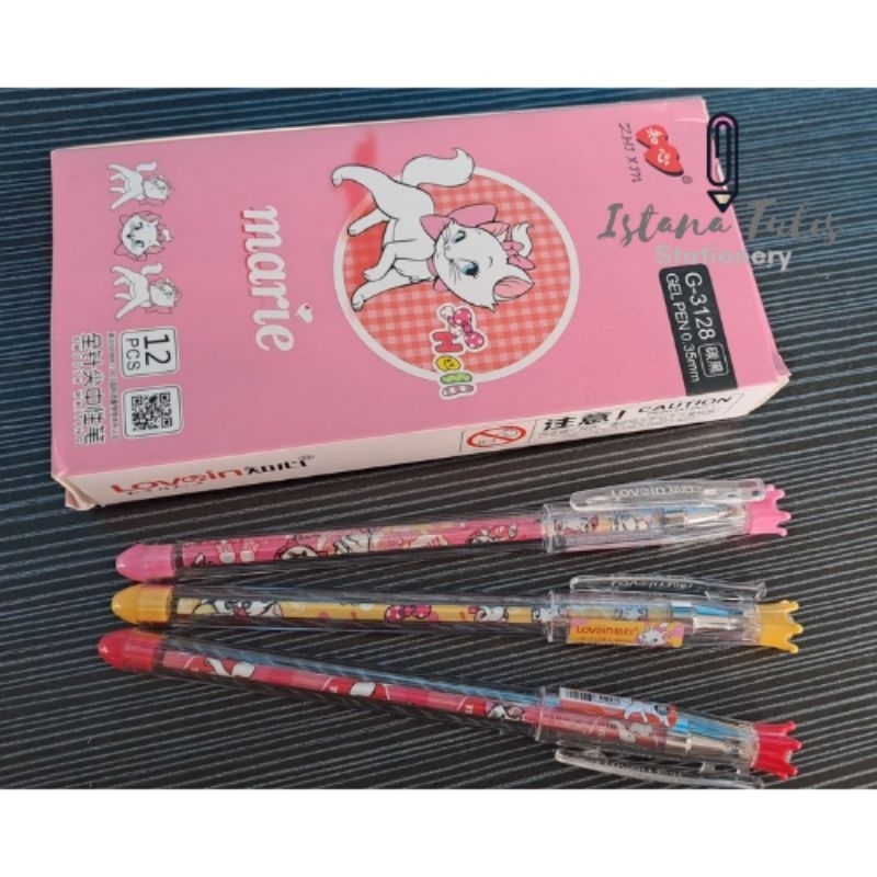 

Ecer Bollpoin Gel Lovein Zhixin Pulpen Lucu murah