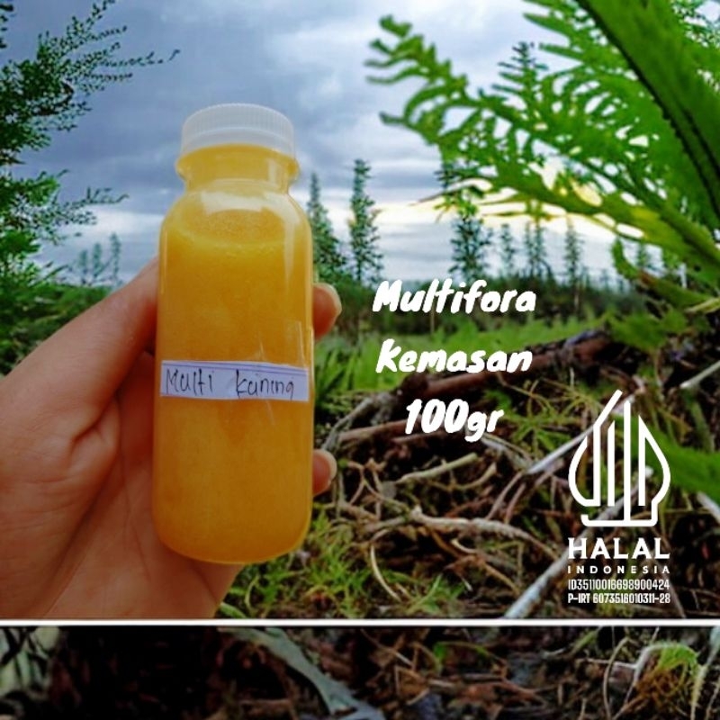 

MADU MULTIFLORA KEMASAN 100GR PURE RAW HONEY ASLI MURNI TANPA CAMPUR PURE RAW HONEY